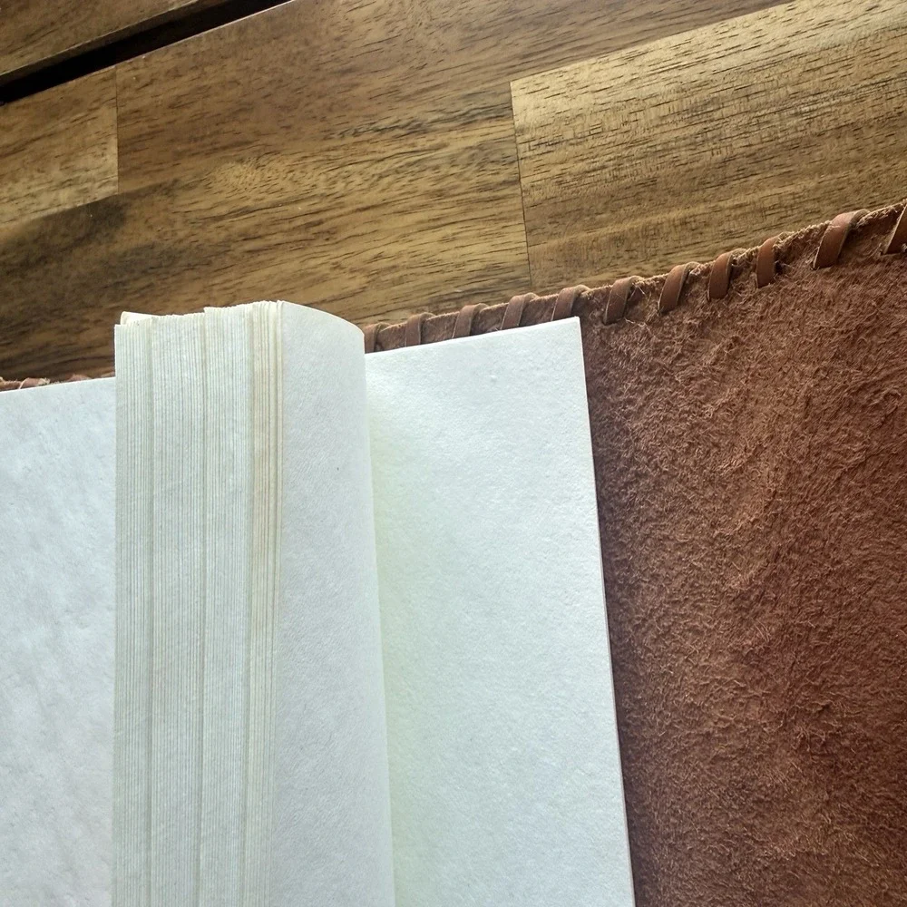 Vintage Leather Journal Diary Notebook Handmade 8X6 Safety Lock Crafted READ